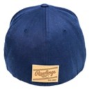 Men's Black Clover Leather Patch Flat Bill Snapback Hat