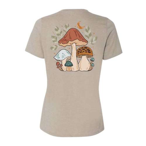 Women's Wild Tribute Mushrooms Relaxed T-Shirt