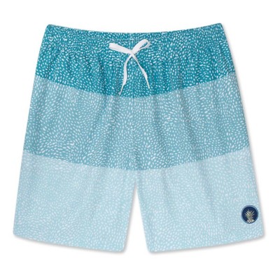 whale swim trunks