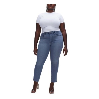 Women's GOOD AMERICAN Good Split Straight Jeans