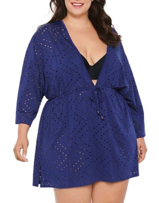 dotti plus size swim cover up