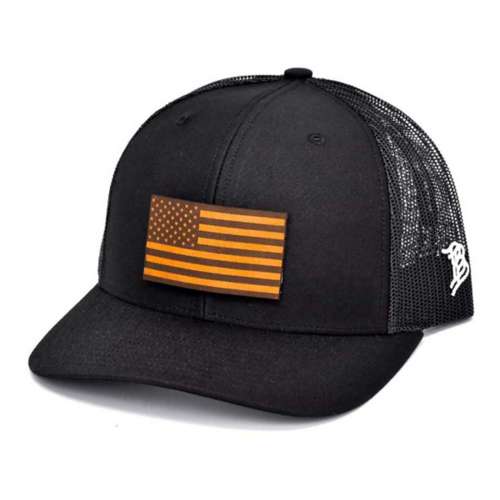 Men's Branded Bills The Old Glory Curved Trucker Snapback Hat