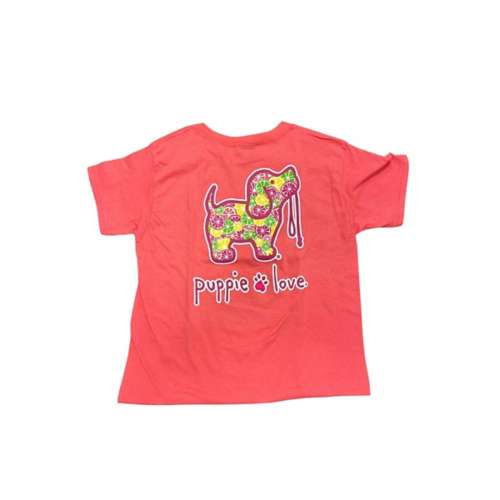 Girls' Puppie Love Fruit Pattern T-Shirt
