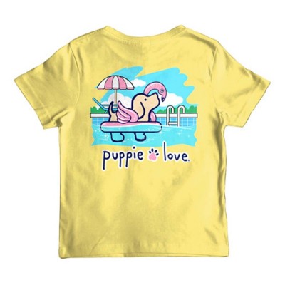 Kids' Puppie Love Flamingo Float T-Shirt