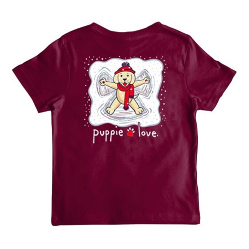 Kids' Puppie Love Snow Angel Pup T-Shirt - Primary Image