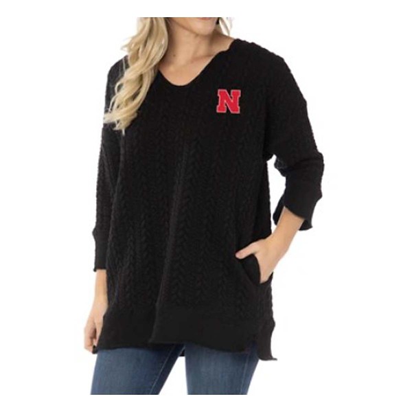 Flying Colors Women's Nebraska Cornhuskers Tatum II V-Neck Top product image