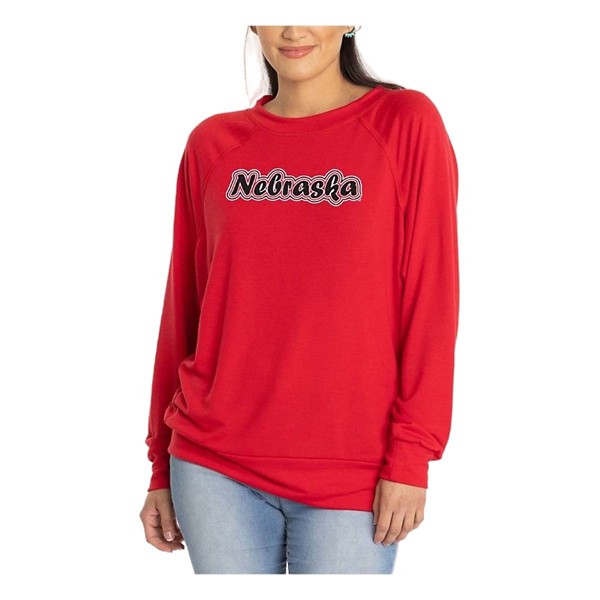 Flying Colors Women's Nebraska Cornhuskers Rylee Crewneck Sweatshirt product image