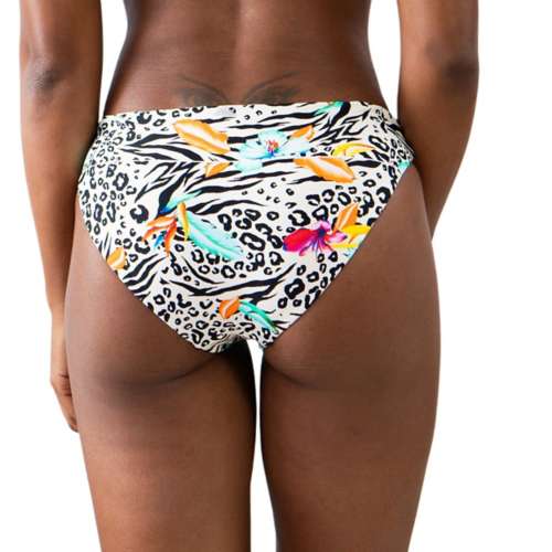 Women's Heat Swimwear Printed Classic Bikini Bottom Swimsuit