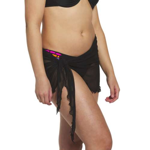 Women's Heat Swimwear Solid Sarong Swim Cover Up