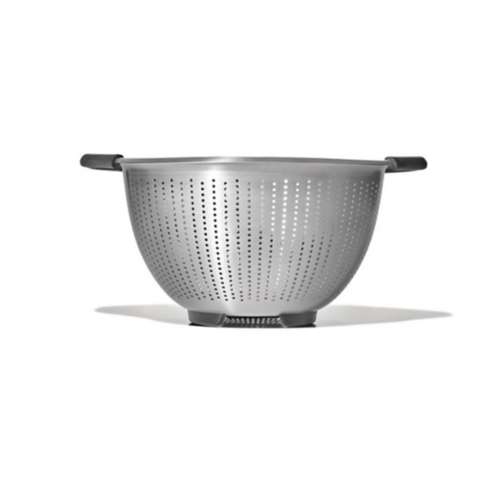 OXO Good Grips Silicone Cooking Colander - Gray - KnifeCenter