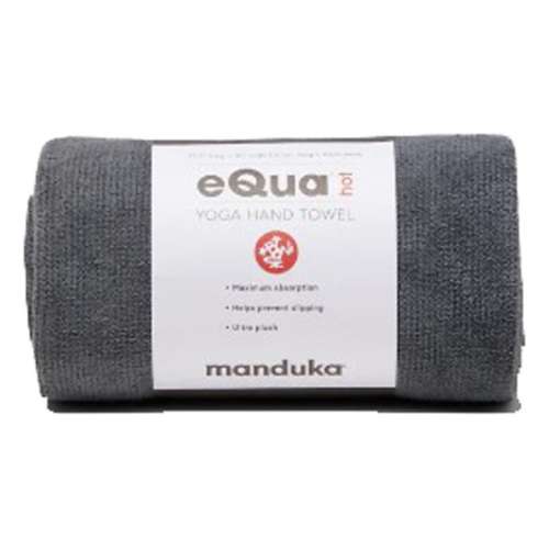 Manduka eQua Yoga Hand Towel, Thunder, 16, Mat Towels -  Canada