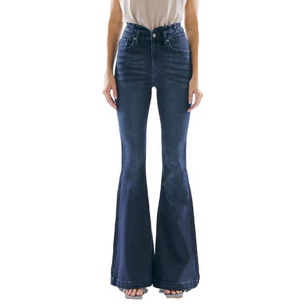 Women's Kancan Elowen Relaxed Fit Flare Jeans product image