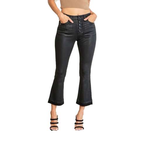Women's Kancan Rose Relaxed Fit Flare Jeans