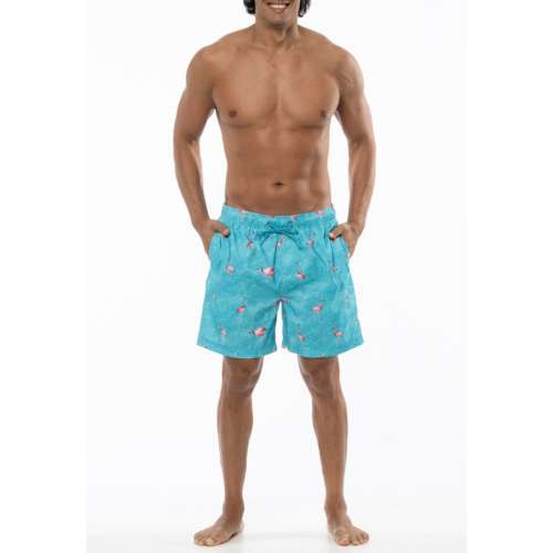 Men's U.S. Apparel Flamingo Swim Trunks