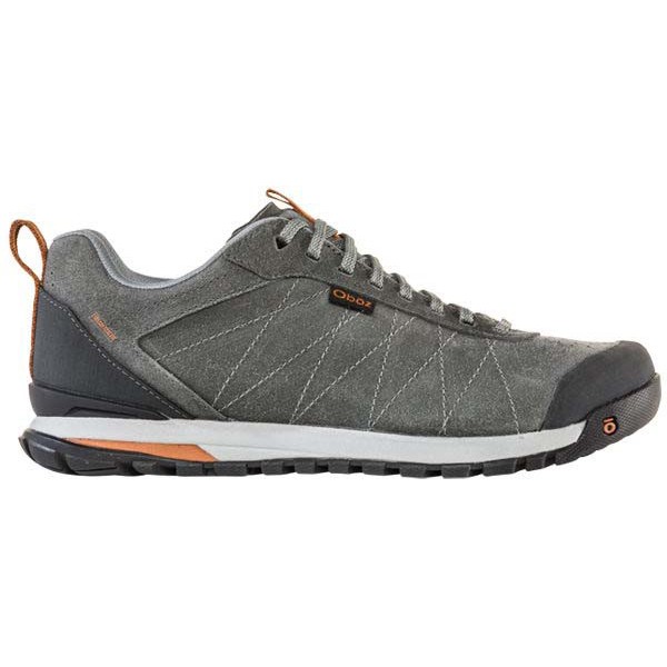 Men's Oboz Bozeman Low Leather Hiking Shoes 13 Wide Charcoal
