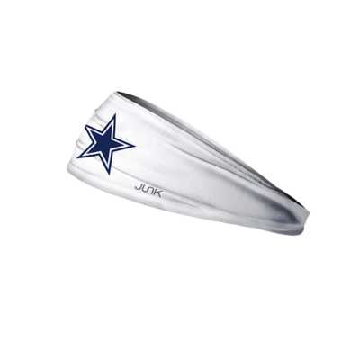 Dallas Cowboys: Logo White Tie Headband - White by Junk Brands