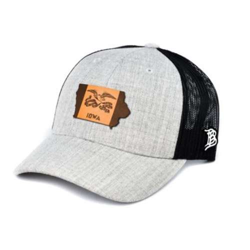 Men's Branded Bills Iowa 29 Curved Trucker Snapback Hat