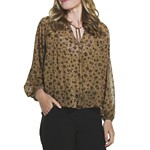 Women's By Together Fallyn Long Sleeve V-Neck Blouse - Thumbnail 2 of 3