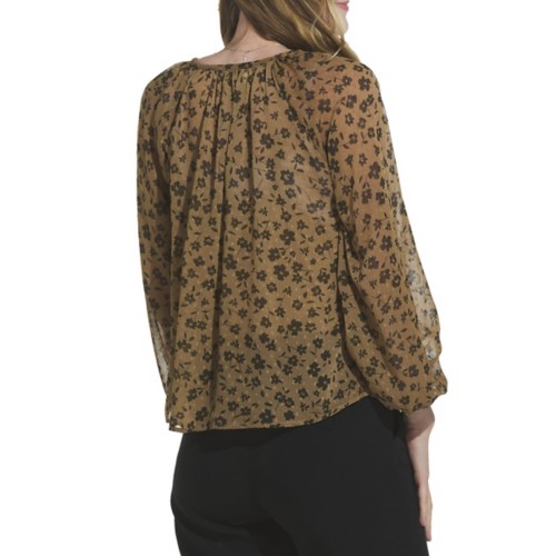 Women's By Together Fallyn Long Sleeve V-Neck Blouse - Primary Image