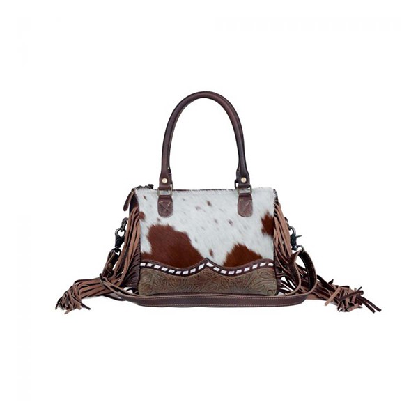 Myra Women's Brown Freckles Concealed Carry Bag Shoulder Bag - Myra