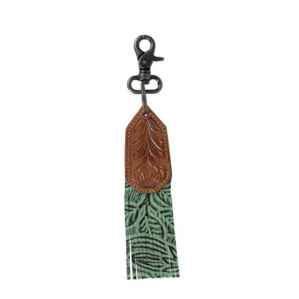 Women's Myra Bag Green Leaves Keychain product image