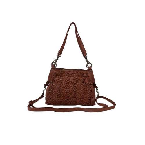 Myra Congener Leather & Hairon Handbag