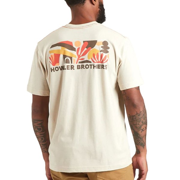 Men's Howler Brothers Distant Forms Pocket T-Shirt product image
