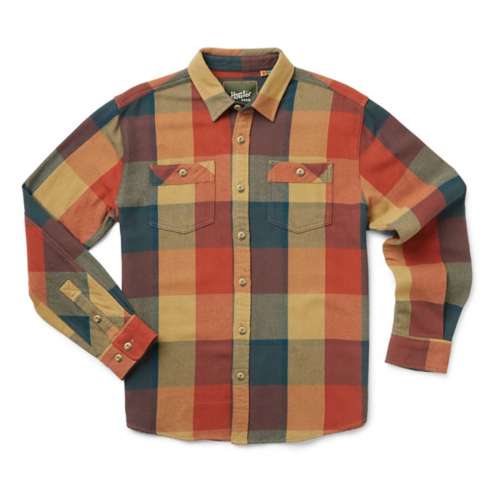 Men's Howler Brothers Rodanthe Blanket Flannel Long Sleeve Button Up Donegal