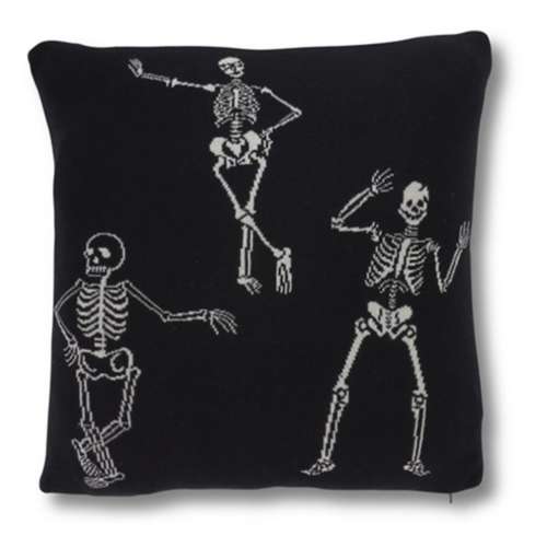 K&K Interiors Cotton Knit Skeleton Pillow