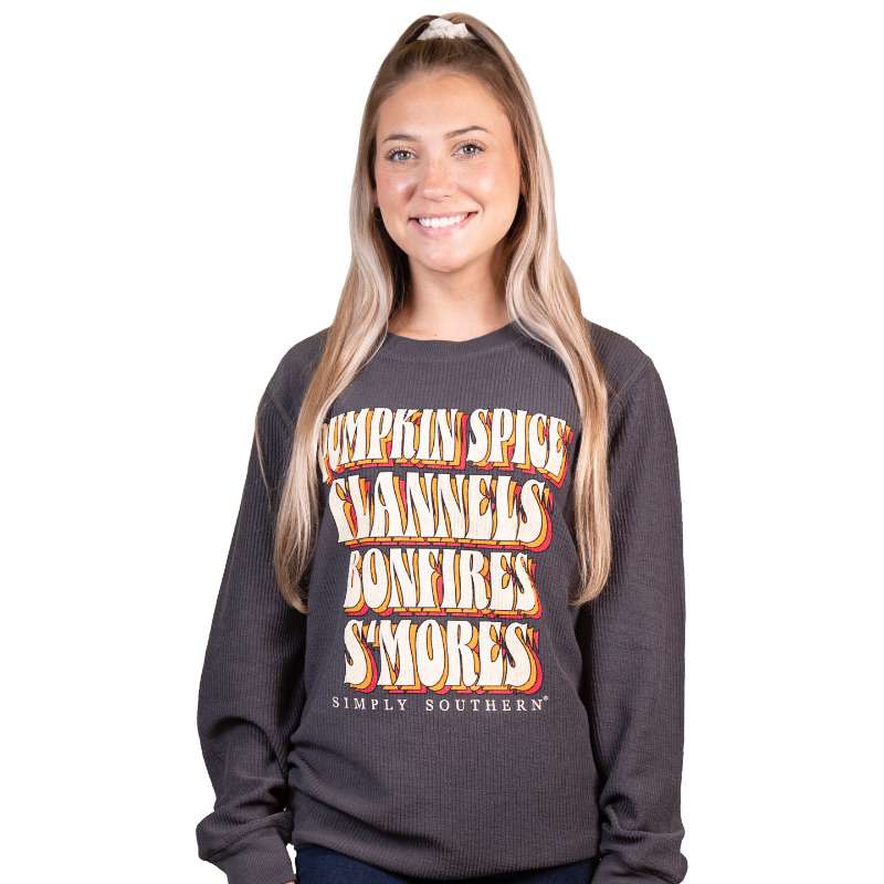 Women's Simply Southern Pumpkin Spice Crewneck Sweatshirt