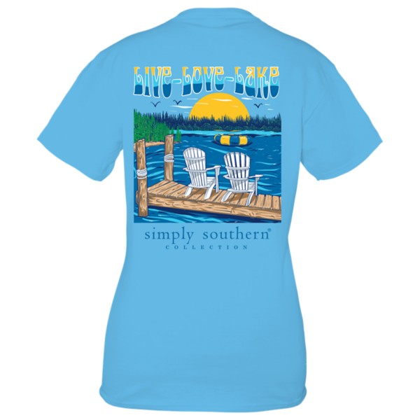 Women's Simply Southern Live Love Lake T-Shirt product image