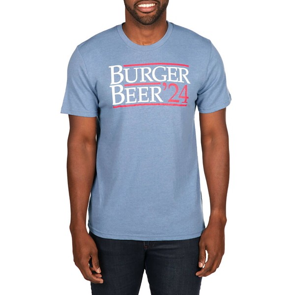Men's Tipsy Elves Vote Burgers & Beer 2024 T-Shirt product image