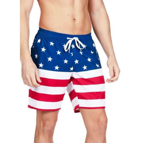 NBA Chicago Bulls red white and blue American flag pajama shorts