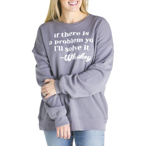 Women's Tipsy Elves If There's A Problem Crewneck Sweatshirt product image