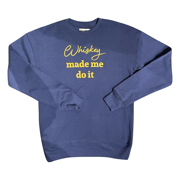 Women's Tipsy Elves Whiskey Made Me Crewneck Sweatshirt product image