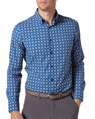 Men's Mizzen+Main Monaco Dress Long Sleeve Button Up Favourites shirt
