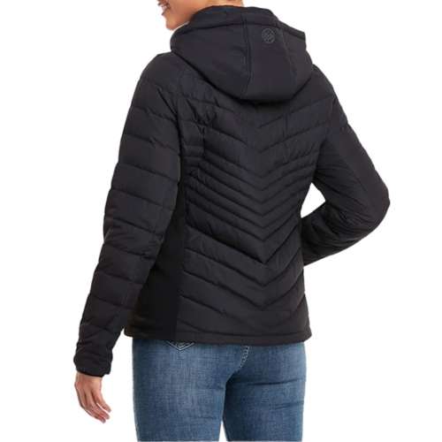 Women's Ororo Jacket Heated Hooded Short Down Puffer Jacket