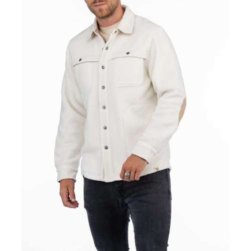 Men's LIV Outdoor Bear Heavyweight Button Up Fleece Jacket