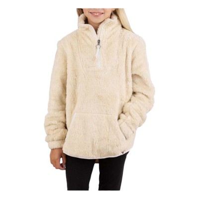 Girls' LIV Outdoor Wiley Sherpa 1/4 Zip Fleece Pullover