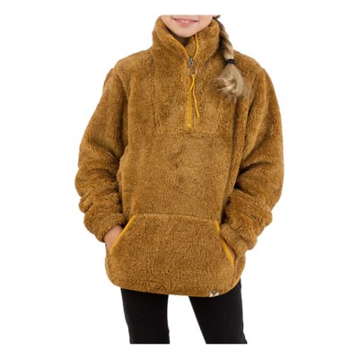 Girls' LIV Outdoor Wiley Sherpa 1/4 Zip Fleece Pullover