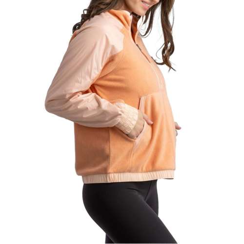 Women's LIV Outdoor Nila Microfleece Hybrid Pullover 1/2 Zip Fleece Pullover