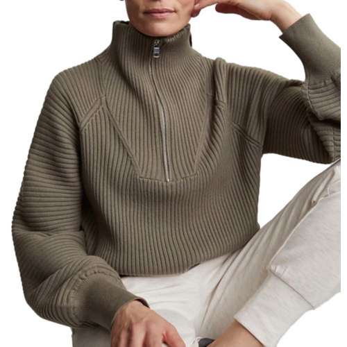 Women's Varley Reid Knit 1/4 Zip Sweater