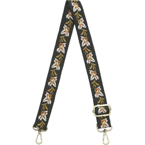 Joy Susan Abstract Embroidered Guitar Strap