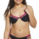 Women's Heat Swimwear Underwire Color Block Swim Bikini Top