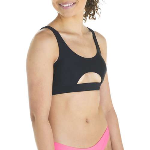 Women's Heat Swimwear Front Scoop Cut Out Bralette Swim Bikini Top