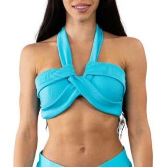 Women's Heat Swimwear Bandeau Tie Swim Bikini Top