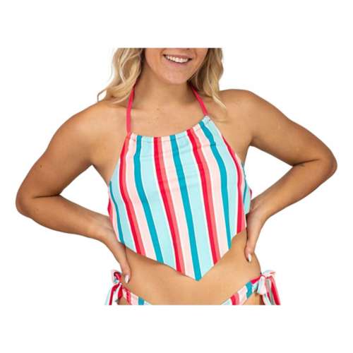Women's Heat Swimwear Cropped Handkerchief Swim Bikini Top