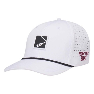 UNRL logo-print hat air Pink Row The Boat Vintage Rope Adjustable Hat