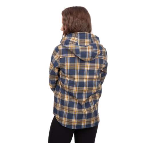 Women's Klim Ginny Mountain Midweight leather Flannel hoodie Col Full Zip