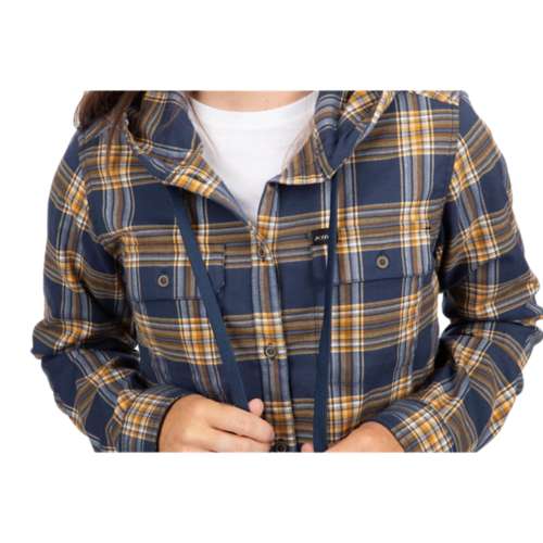 Women's Klim Ginny Mountain Midweight Stretch Flannel Hoodie Full Zip